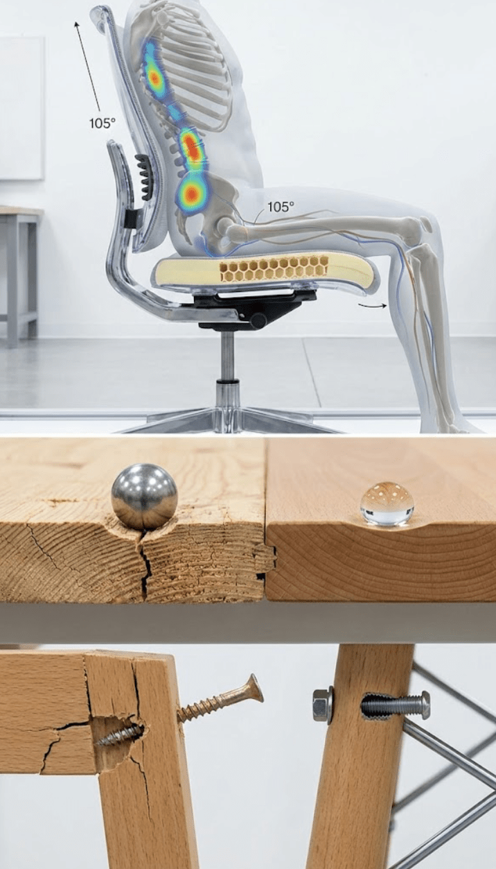 Masa ve Sandalye Mühendisliği Ansiklopedisi: Sağlamlık ve Ergonominin Bilimsel Sırları - Evimlüks