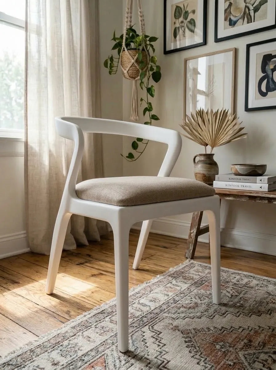 Akrep Masif Ahşap Bükümlü Sandalye