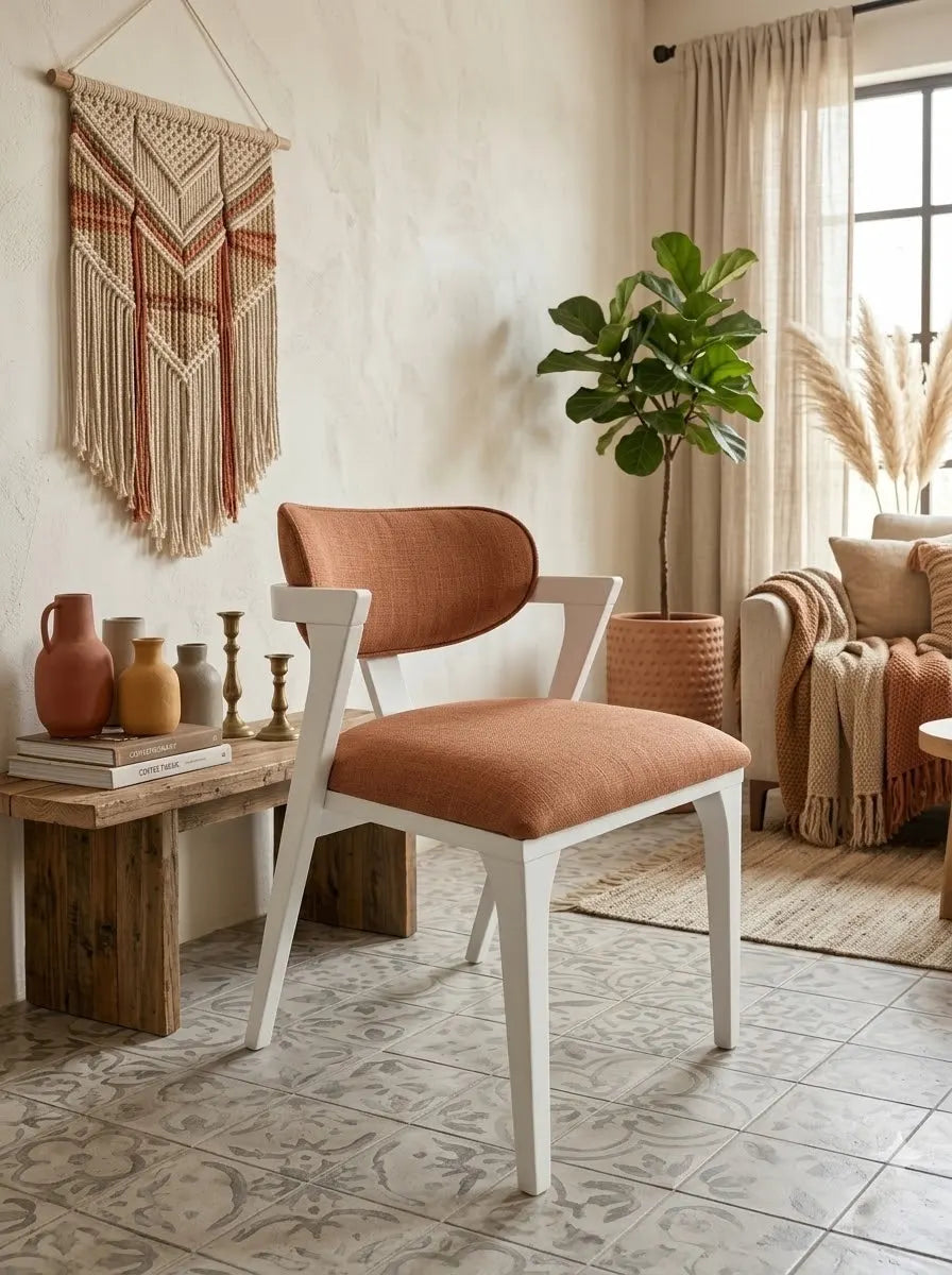 Bobin Modern Döşemeli Ahşap Sandalye