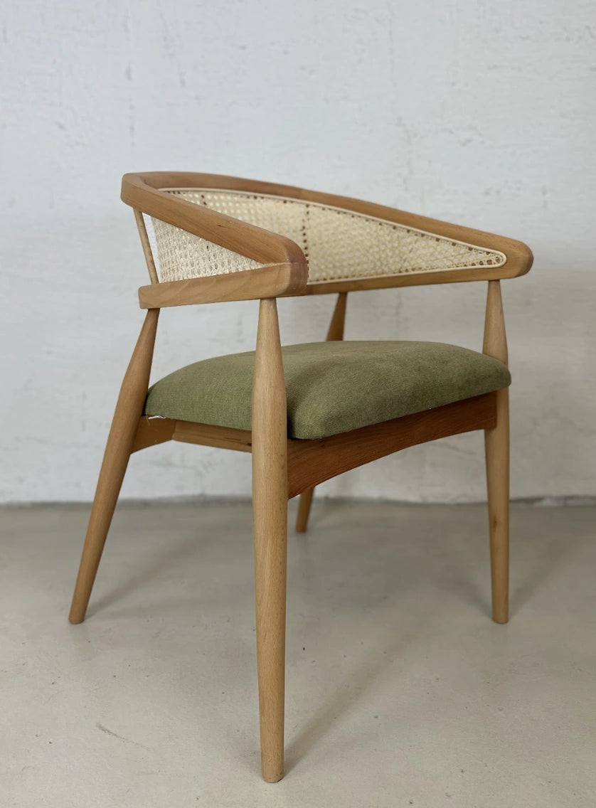 gazelle hazeranlı ahşap sandalye 