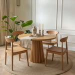 Bolivya 4 Kişilik Kayın Ahşap Yemek Masası - Evimlüks