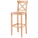 ÇAPRAZ IZGARALI BAR SANDALYESİ-4545