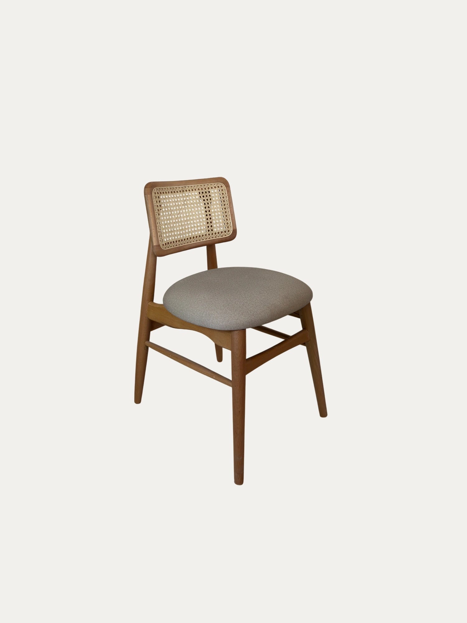 Drap Hazeran Sırtlı Ahşap Sandalye - Evimlüks