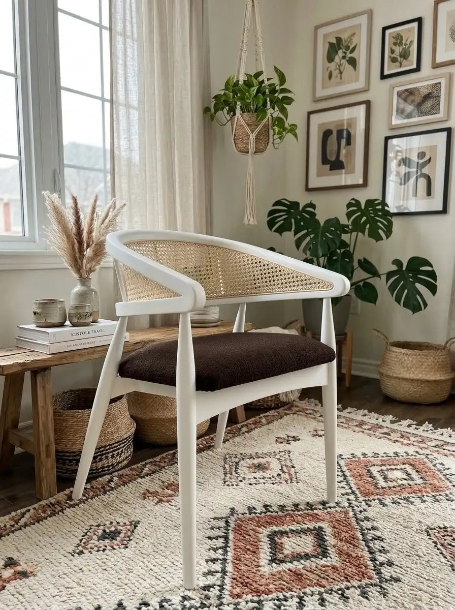 Gazelle Hazeran sırtlı Masif Ahşap Sandalye