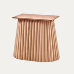 Ham Ahşap Dilimli Masa Ayağı - Evimlüks