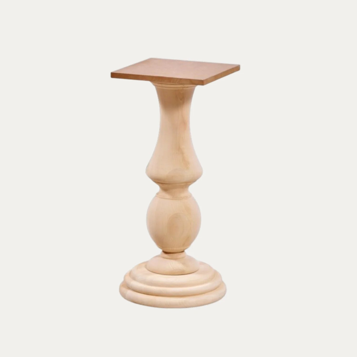 Ham Ahşap Fiskos Kafe Masa Ayağı - Evimlüks