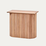 Ham Ahşap Fitilli Elips Masa Ayağı - Evimlüks