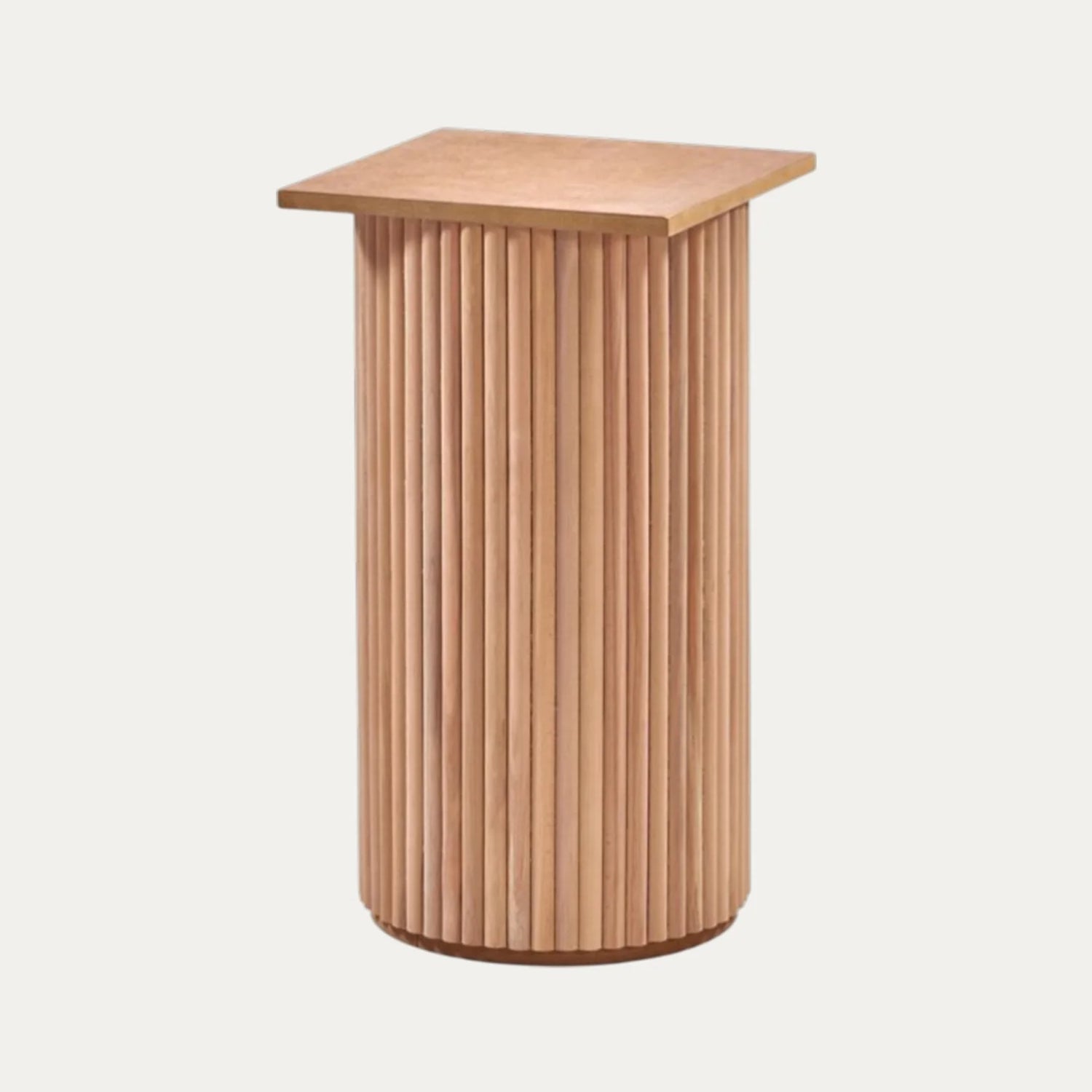 Ham Ahşap Fitilli Masa Ayağı (80 - 100 cm Tablalar Uygundur) - Evimlüks