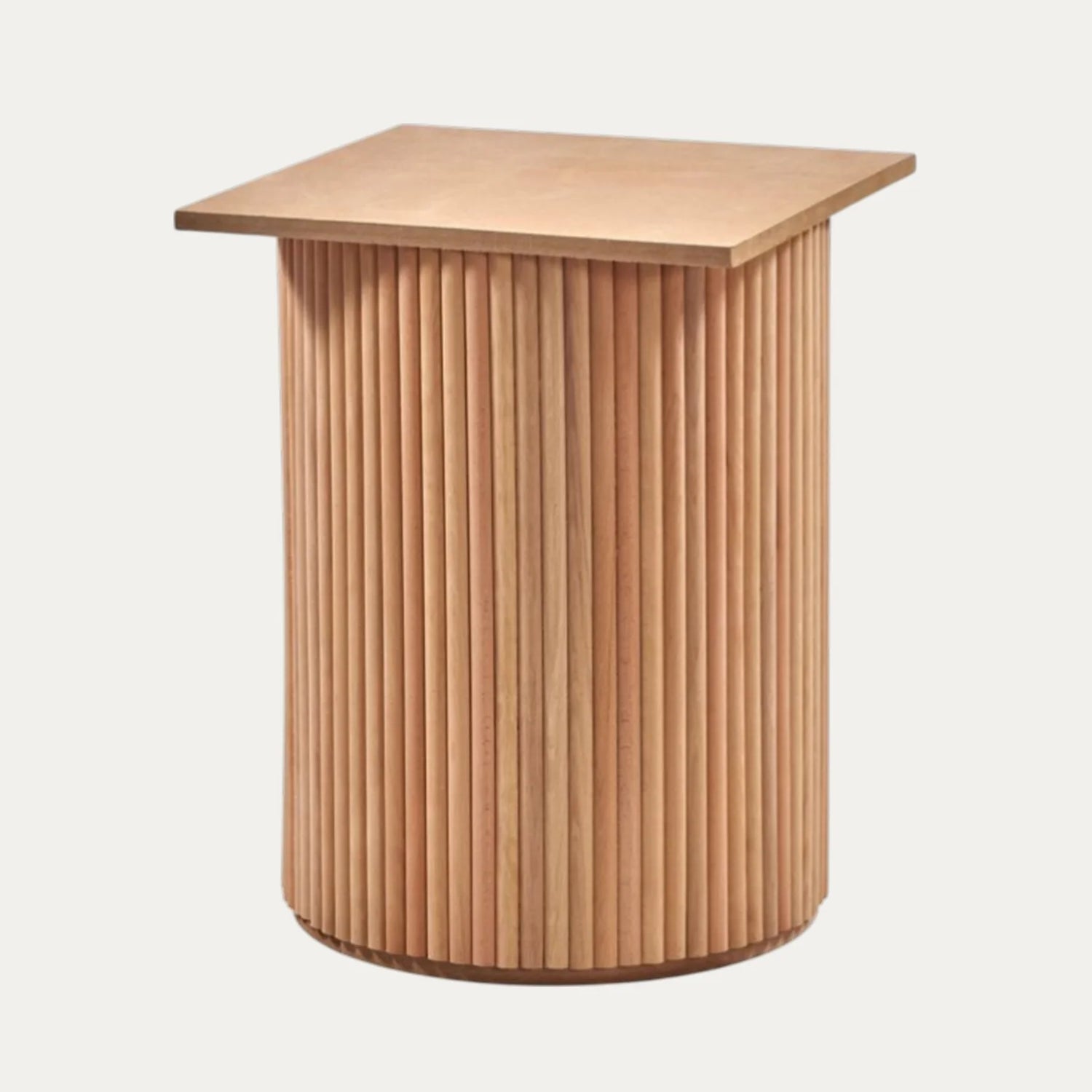 Ham Ahşap Geniş Fitilli Masa Ayağı (100 - 120 cm Tablalar Uygundur) - Evimlüks