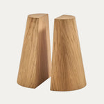 Ham Doğal Meşe Kaplama İkili Masa Ayağı - Evimlüks