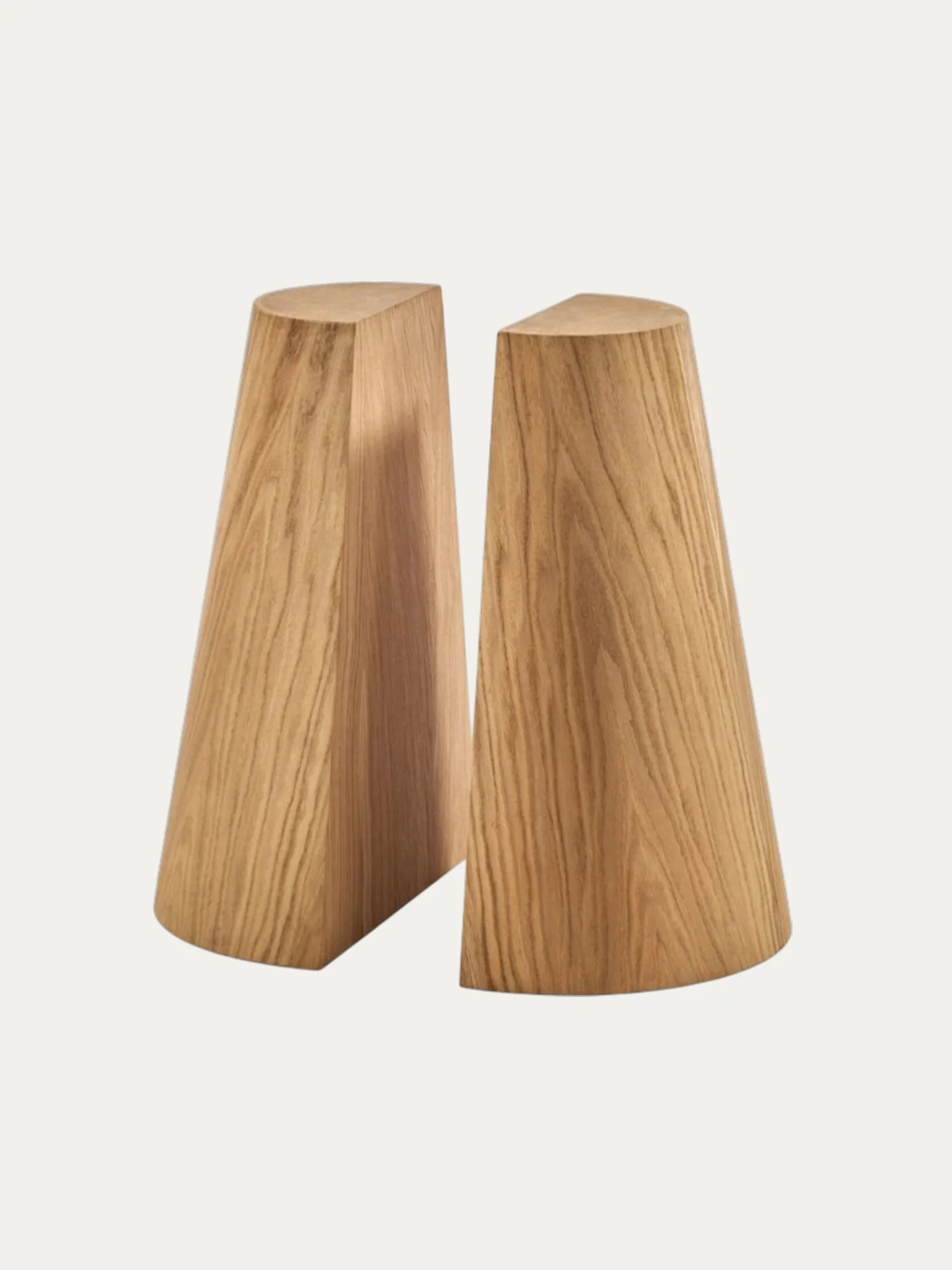 Ham Doğal Meşe Kaplama İkili Masa Ayağı - Evimlüks