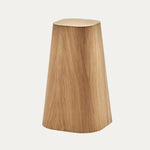 Ham Doğal Meşe Kaplama Piramit Masa Ayağı - Evimlüks