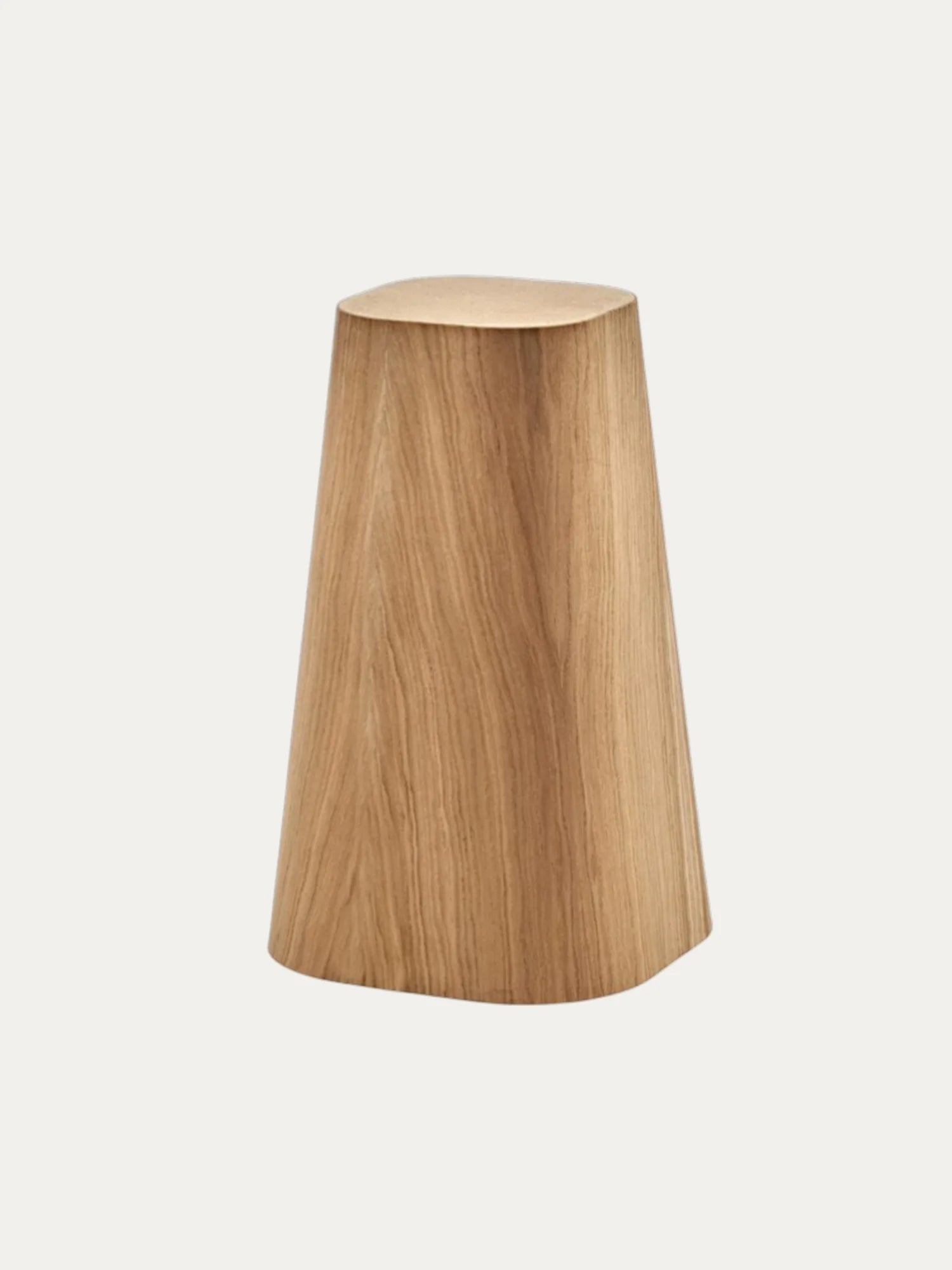 Ham Doğal Meşe Kaplama Piramit Masa Ayağı - Evimlüks