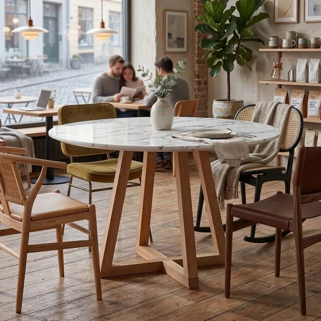 masif ahşap iskandinav masa ayağı 