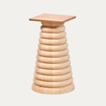 Ham Masif Ihlamur Noel Torna Masa Ayağı - Evimlüks