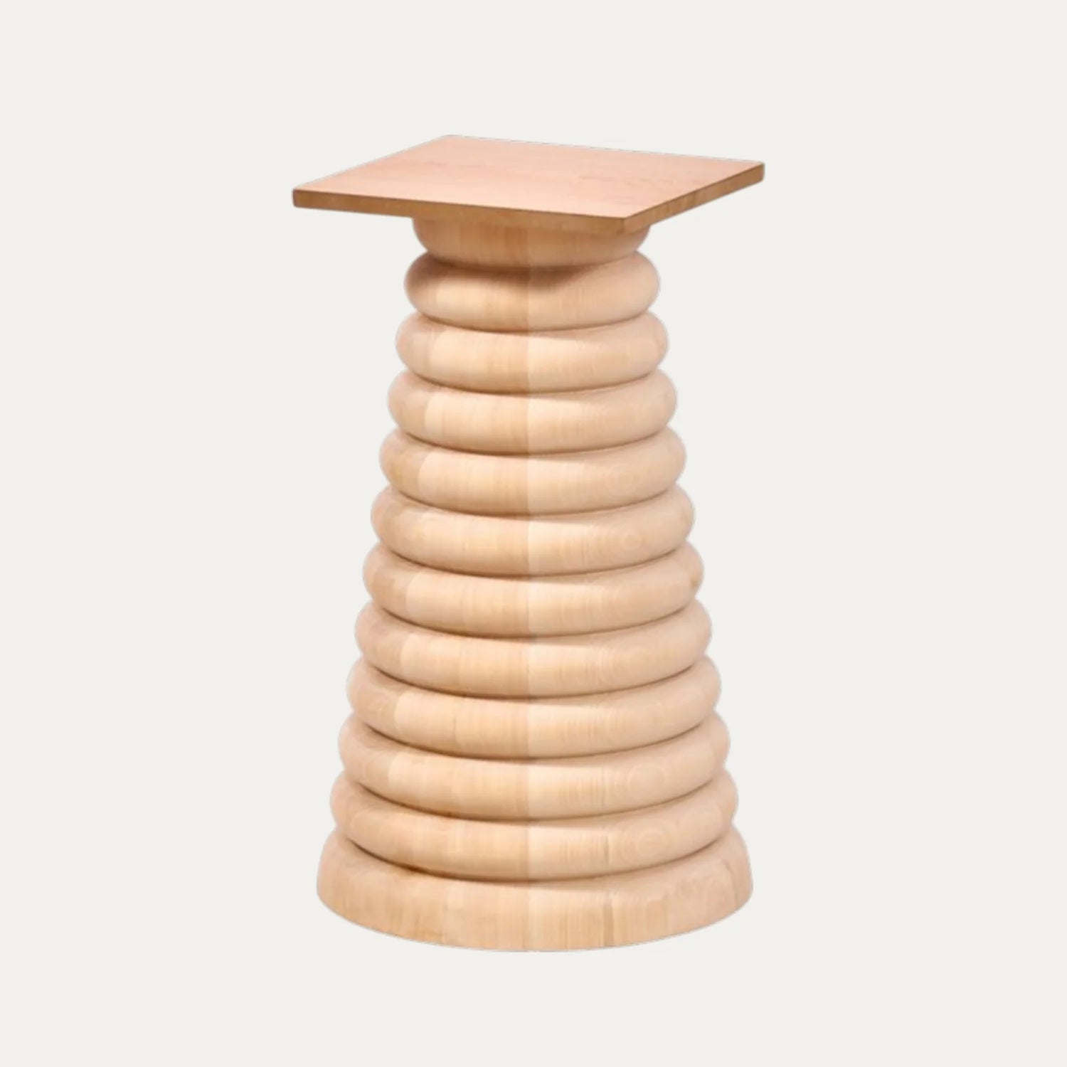 Ham Masif Ihlamur Noel Torna Masa Ayağı - Evimlüks