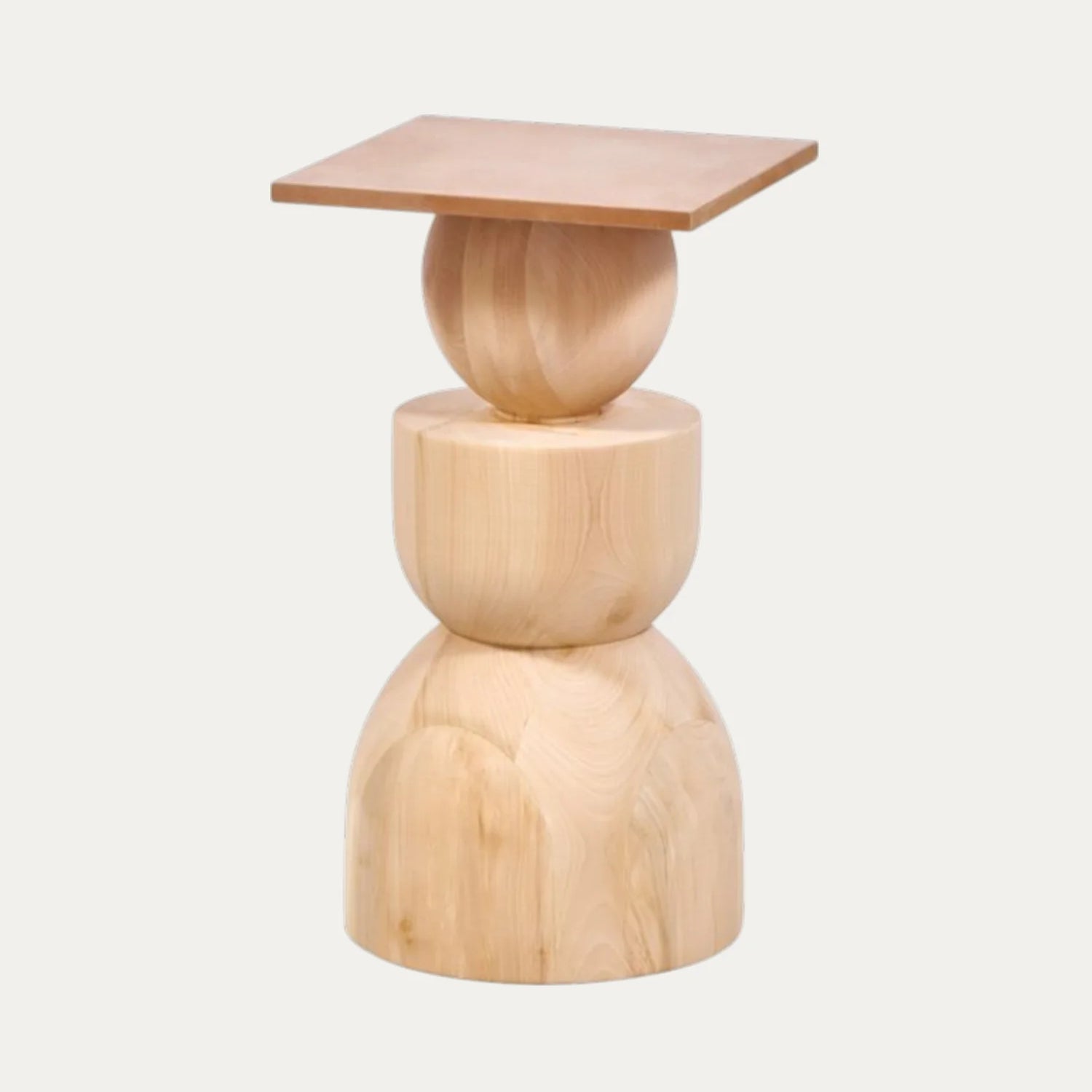 Ham Masif Ihlamur Tombul Torna Masa Ayağı - Evimlüks