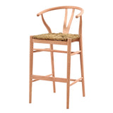 HASIRLI DANİSH BAR SANDALYESİ-4506
