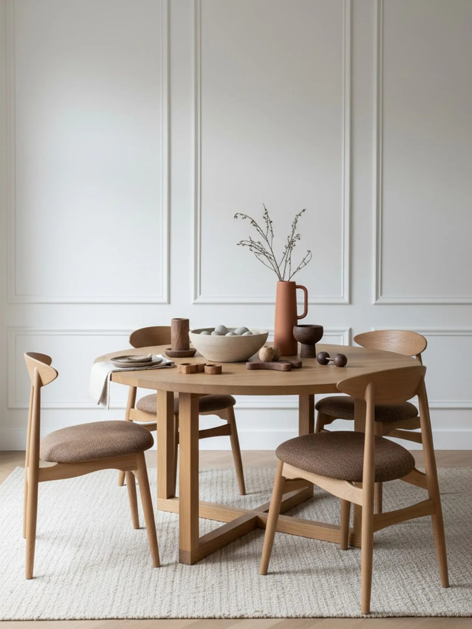 Rams Minimalist Ahşap Sandalye - Evimlüks