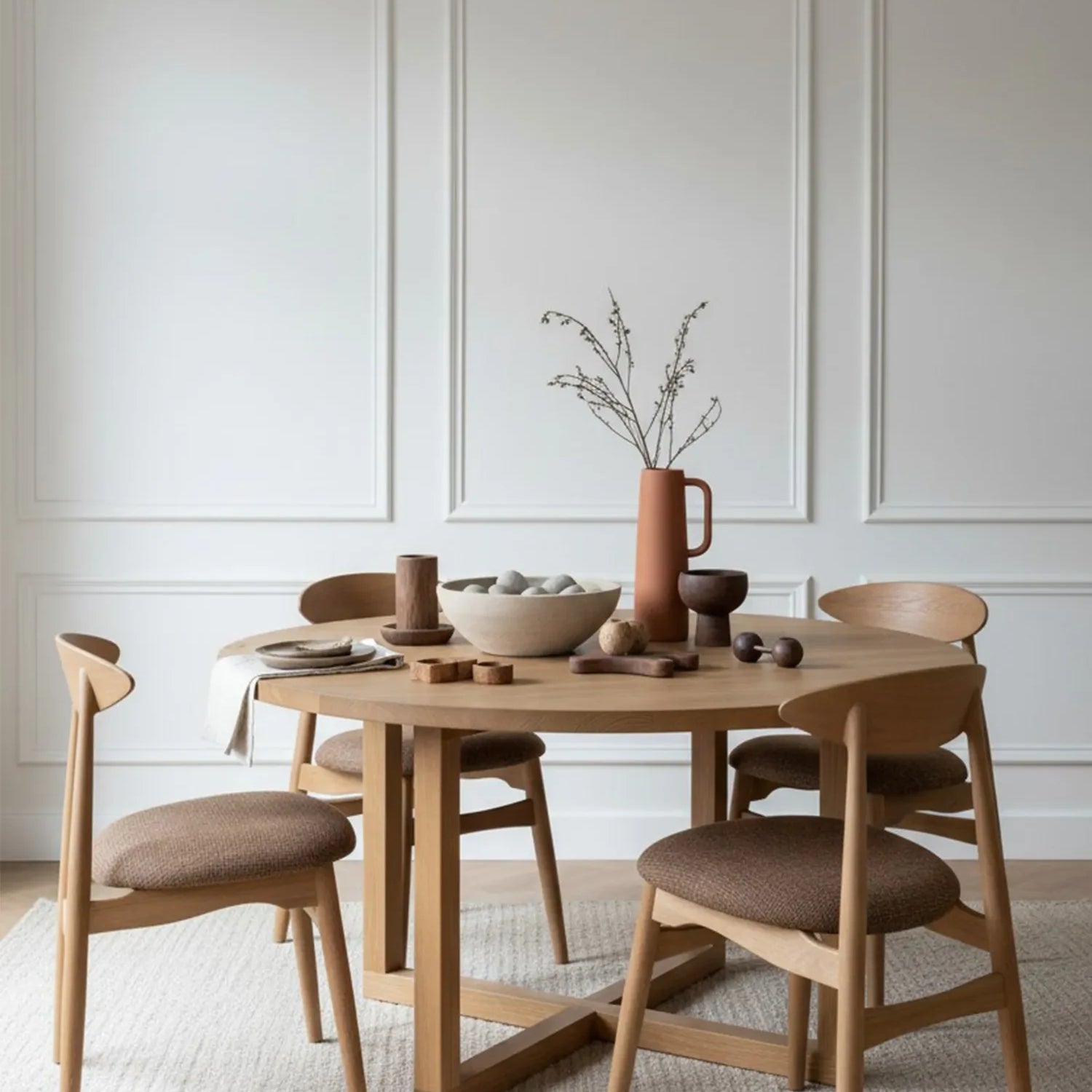 Rams Minimalist Ahşap Sandalye
