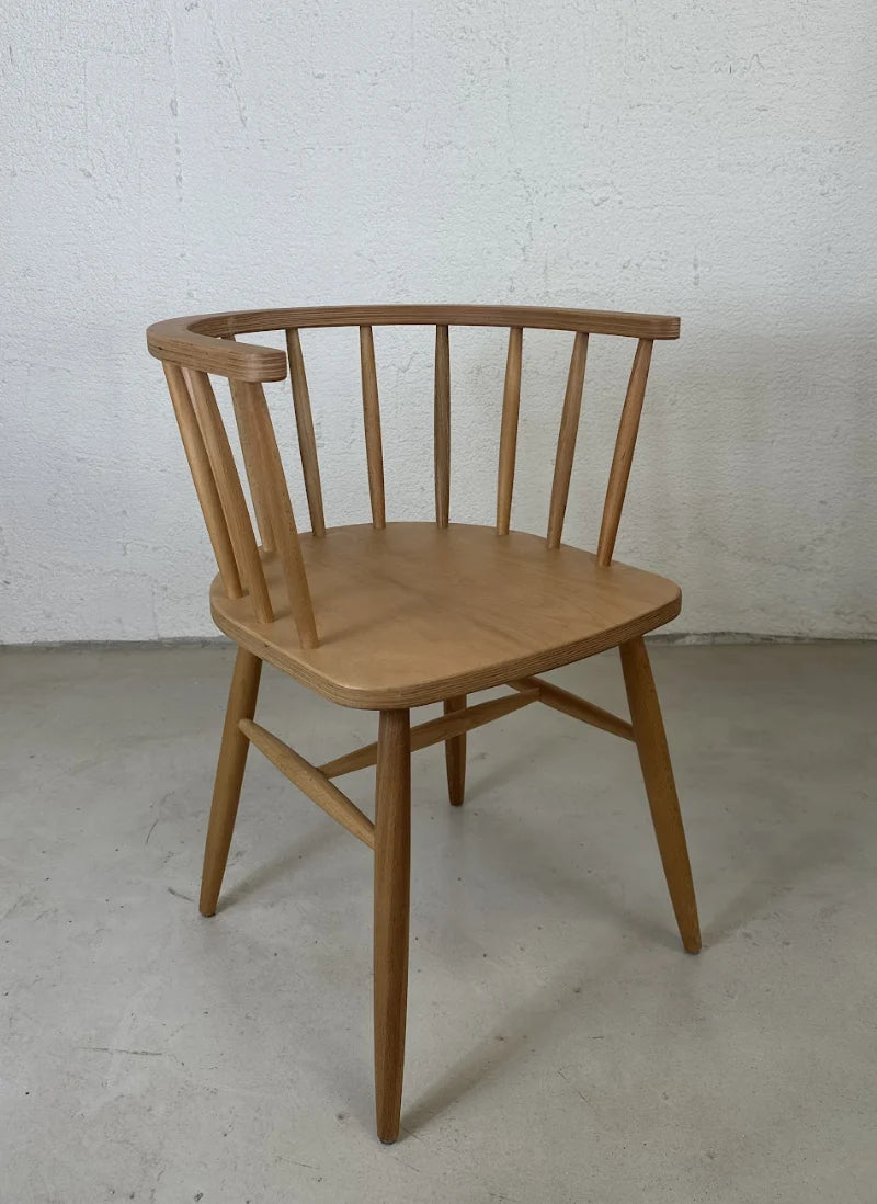 ham masif ahşap iskandinav stil sandalye