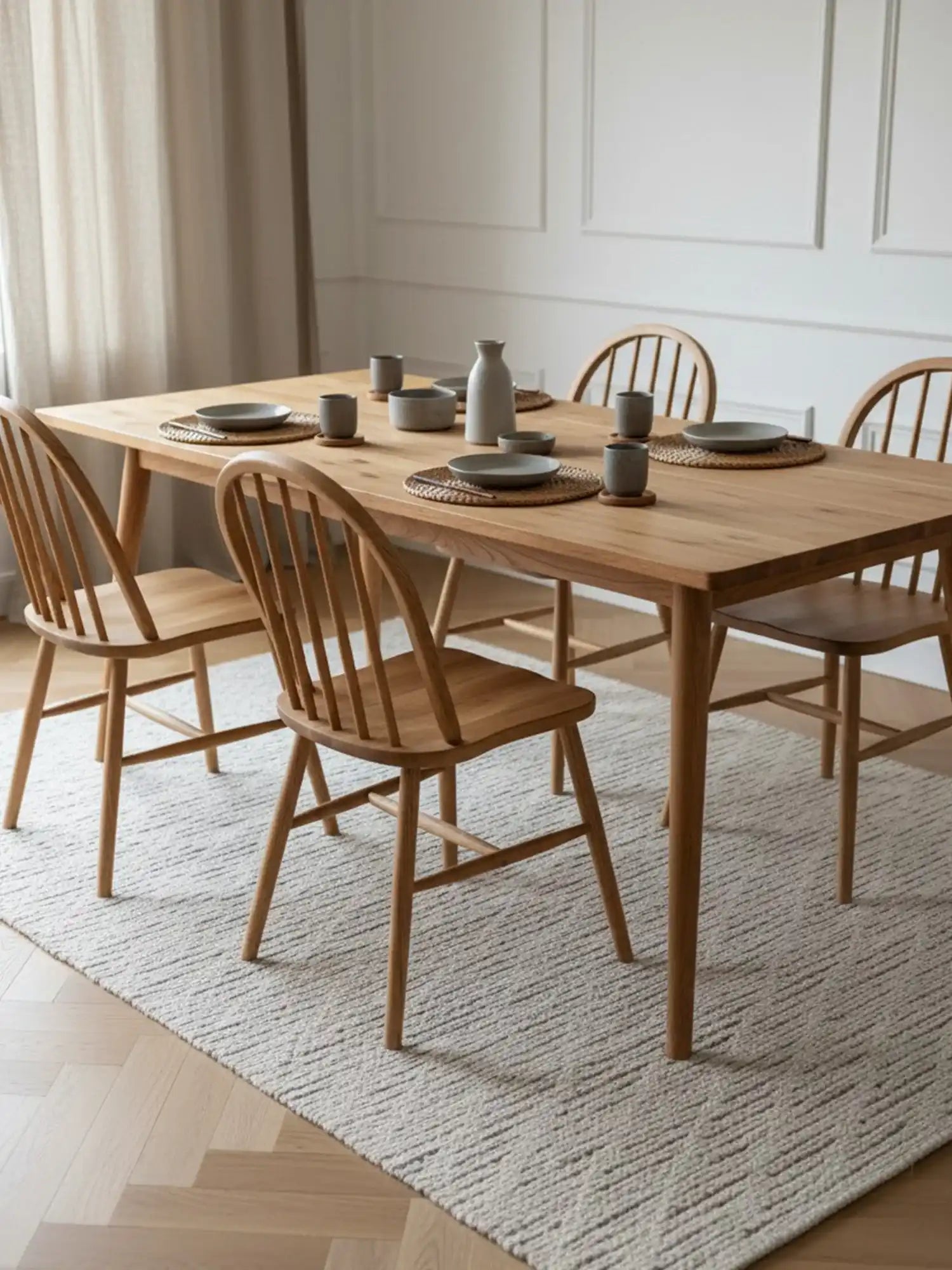 Usa Amerikan Masif Ahşap Sandalye - Evimlüks