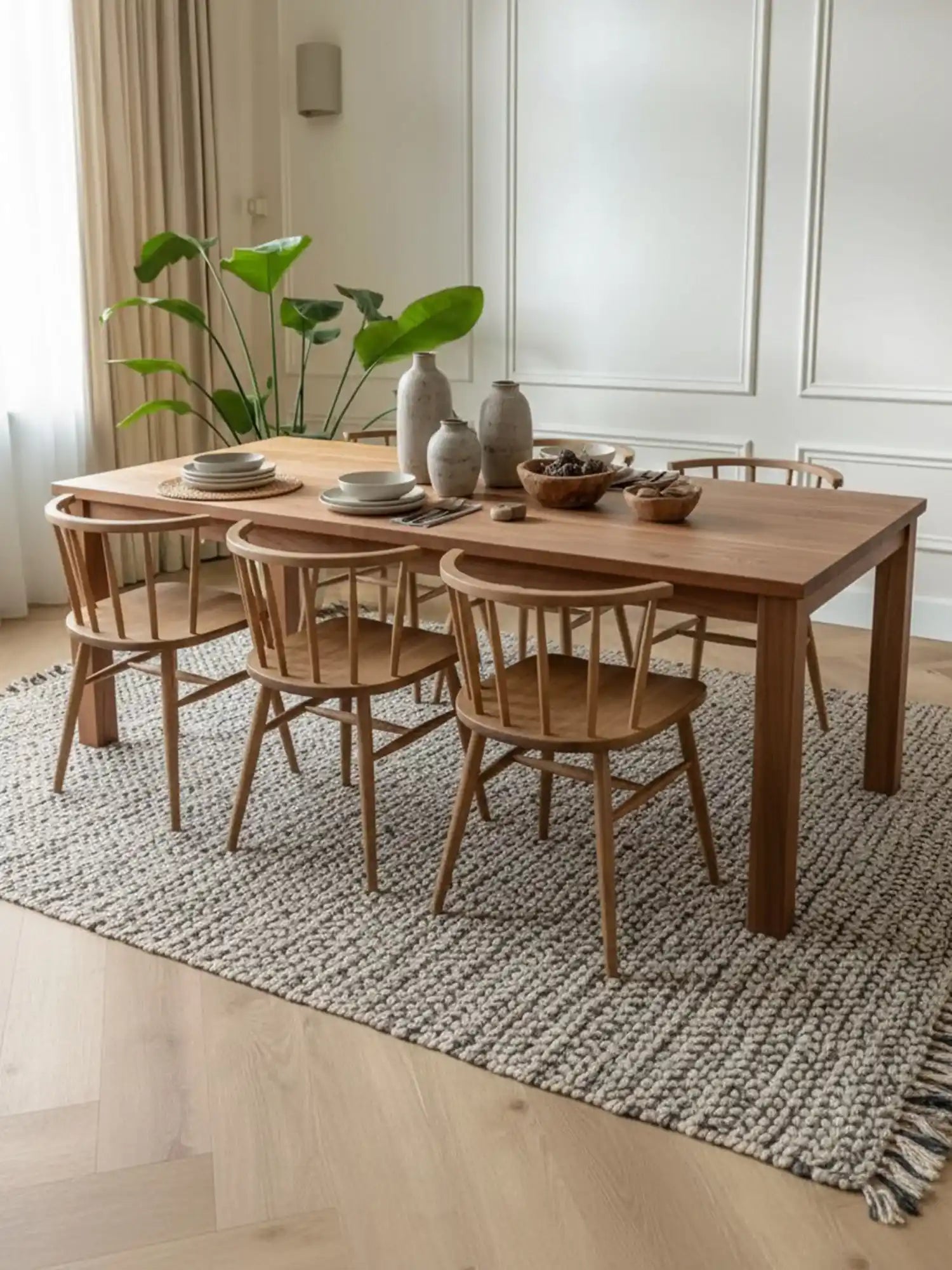 Solara Masif İskandinav Ahşap Sandalye - Evimlüks