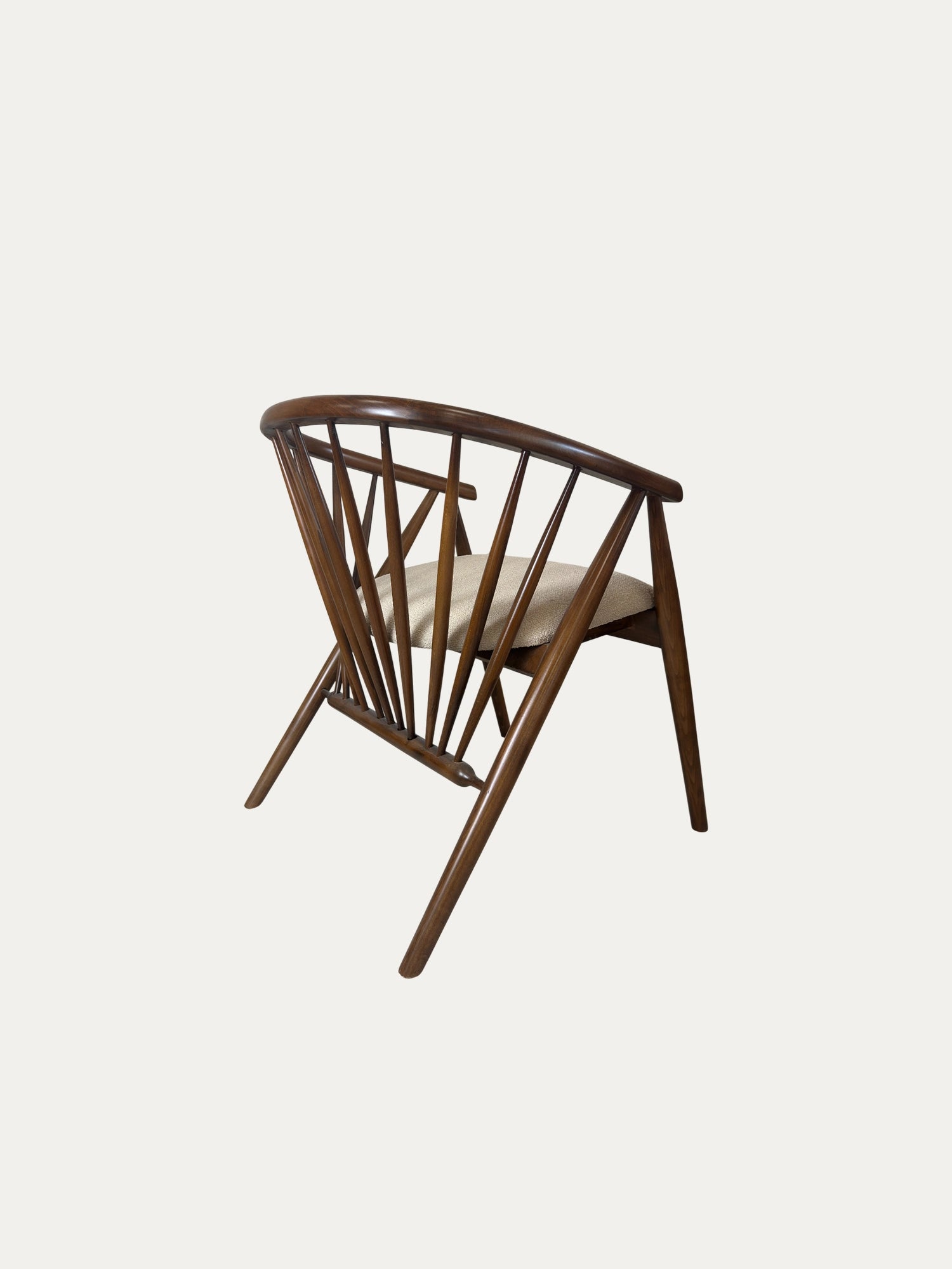 Kaburga İkonik Masif Ahşap Sandalye - Evimlüks