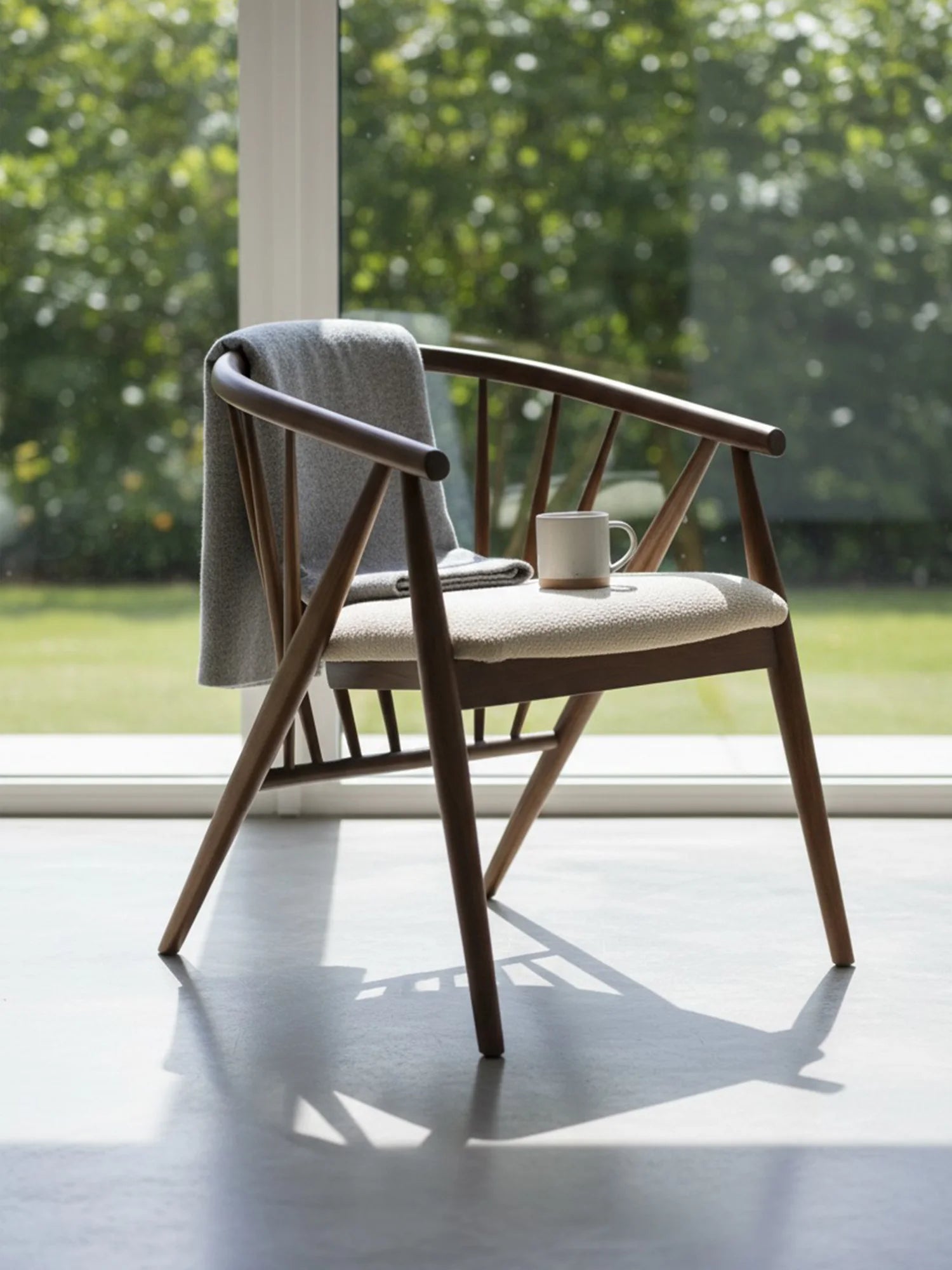 Kaburga İkonik Masif Ahşap Sandalye - Evimlüks