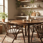 Kaburga İkonik Masif Ahşap Sandalye - Evimlüks