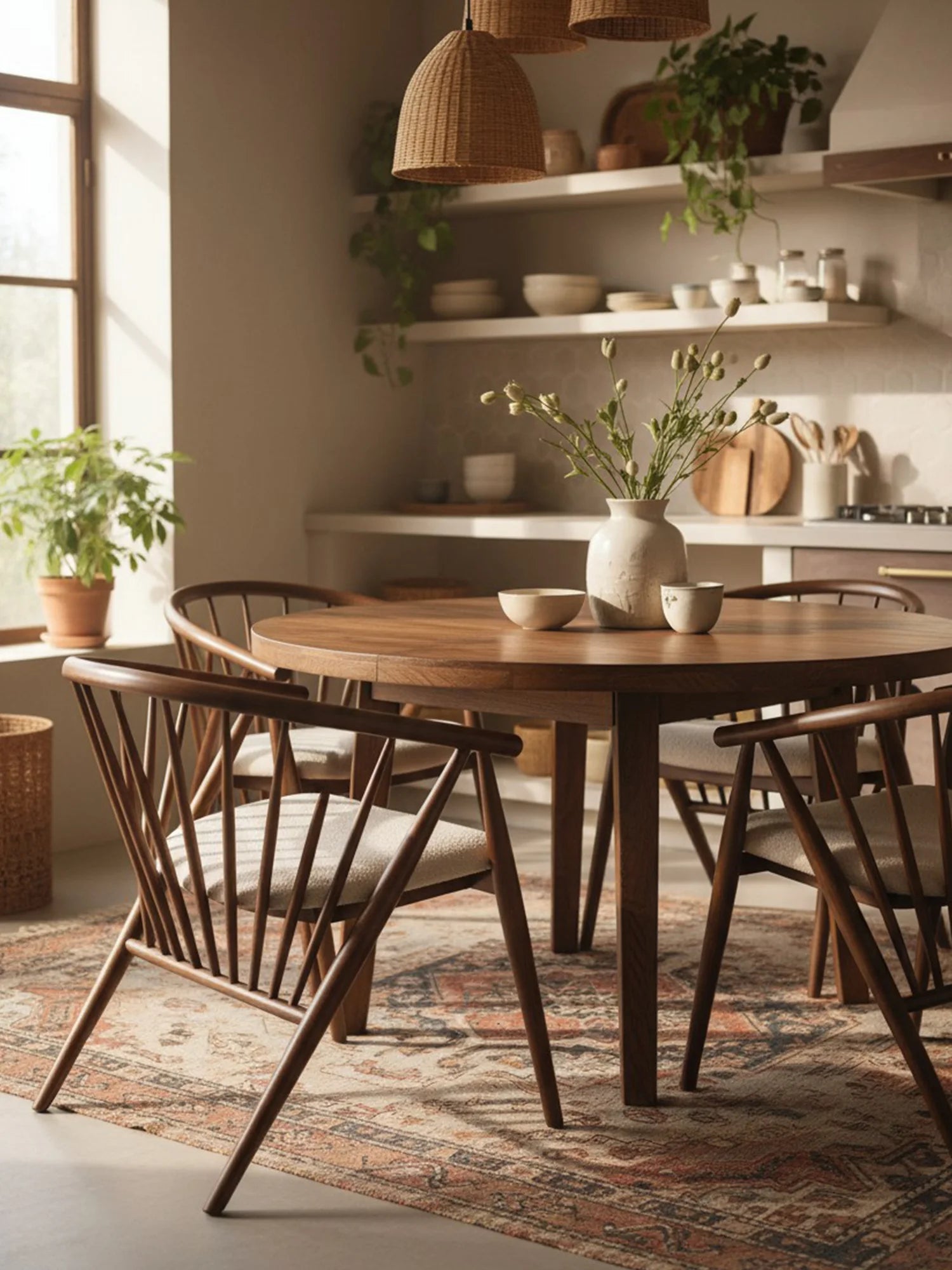 Kaburga İkonik Masif Ahşap Sandalye - Evimlüks