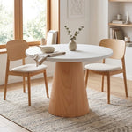 Ham Ahşap Konik Masa Ayağı - Evimlüks