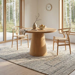 Ham Ahşap Konik Masa Ayağı - Evimlüks