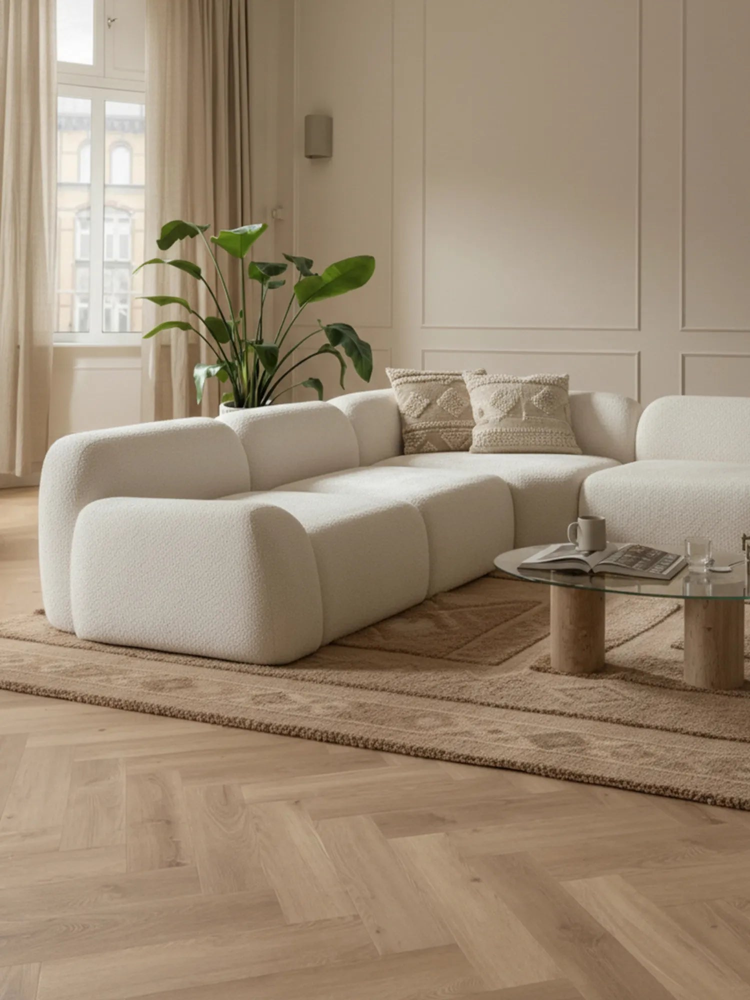 Marla Yumuşak Oturumlu Modern Köşe Koltuk - Evimlüks Modern Köşe Koltuk