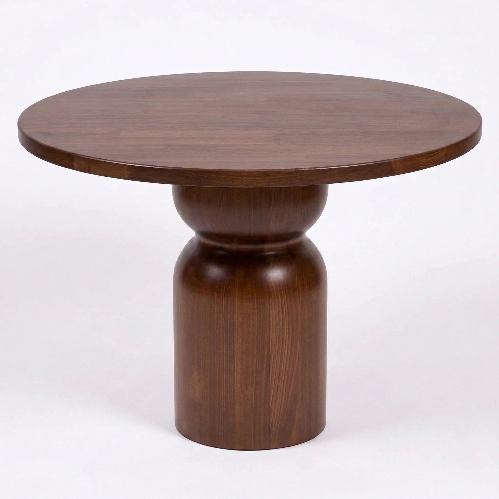 torna ayaklı ceviz sehpa 