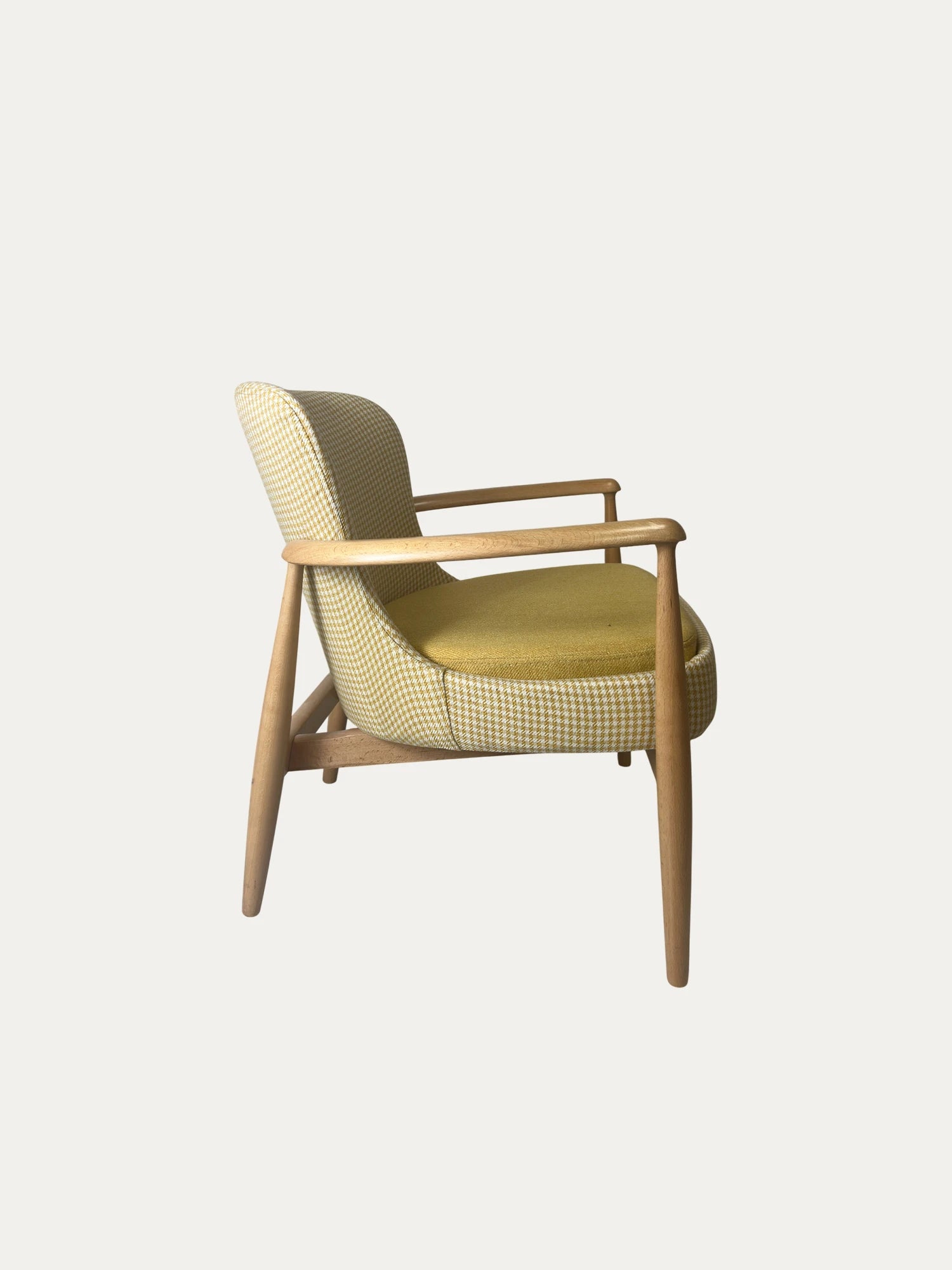 Sunlight Mid - century Ahşap Berjer - Evimlüks