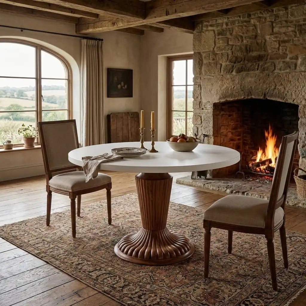 masif ahşap masa ayağı evimlüks 