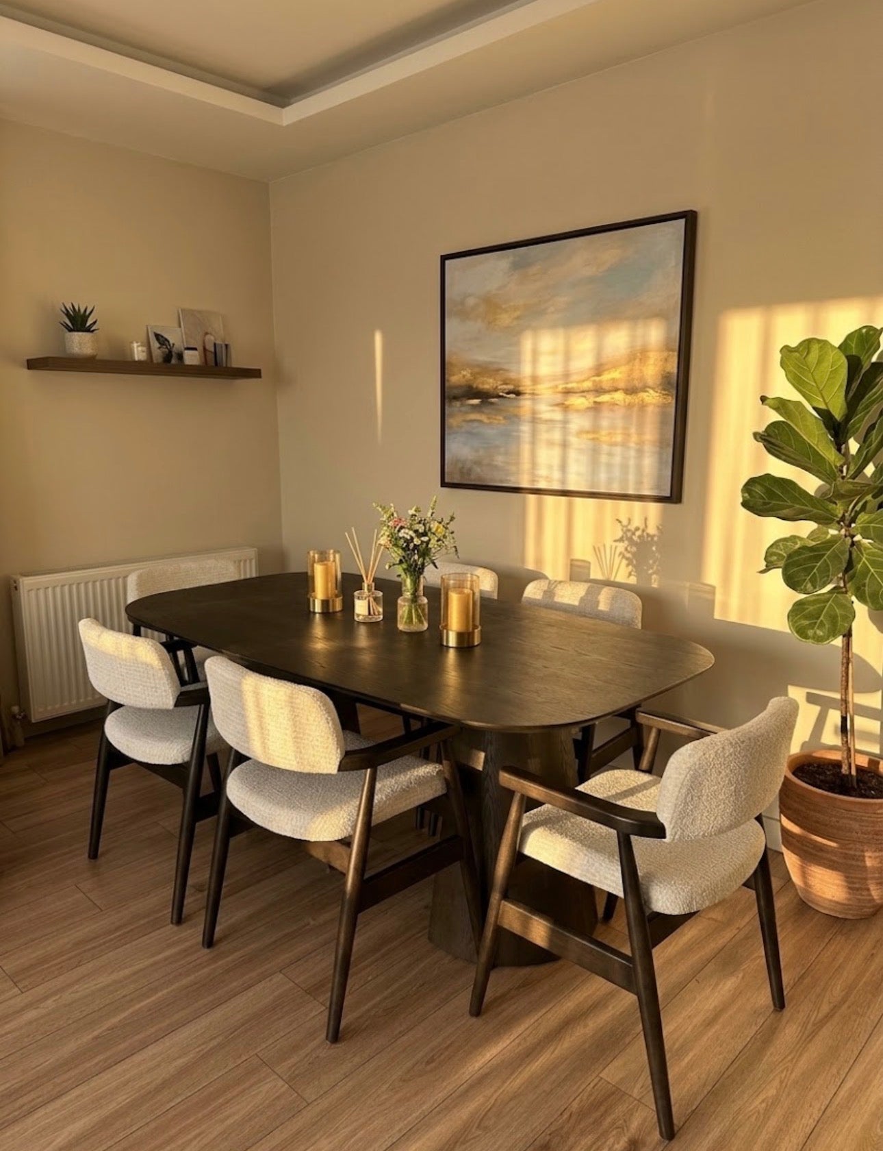 Ye Li Height Maria Yemek Masası 100x190 | Adana Mobilya (Naturel & Lake) – Evimlüks