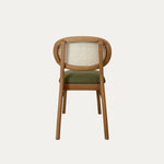 Miami Hazeran Sırtlı Masif Ahşap Sandalye - Evimlüks