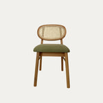 Miami Hazeran Sırtlı Masif Ahşap Sandalye - Evimlüks