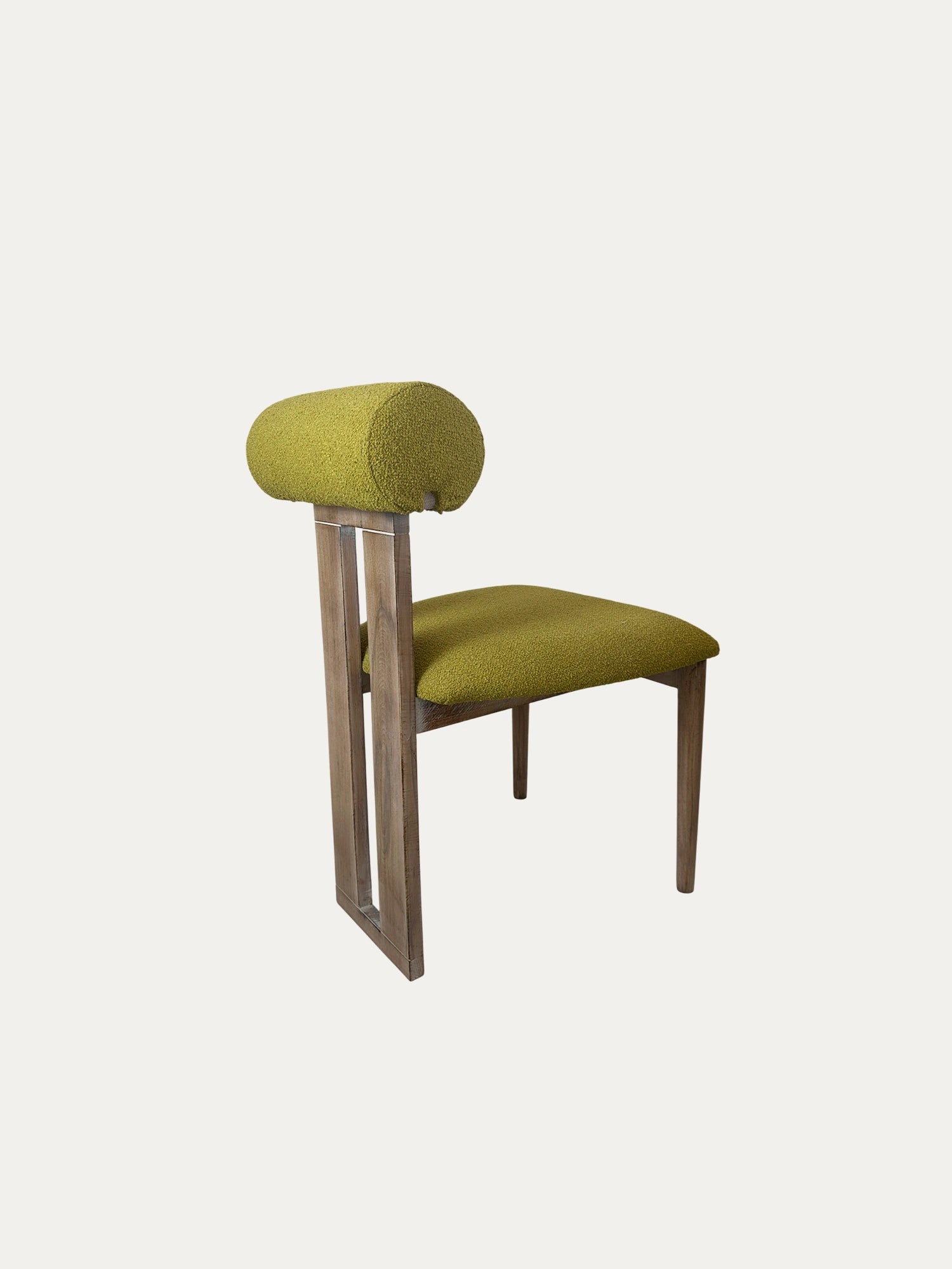 Orlen Silindir Başlı Ahşap Sandalye - Evimlüks