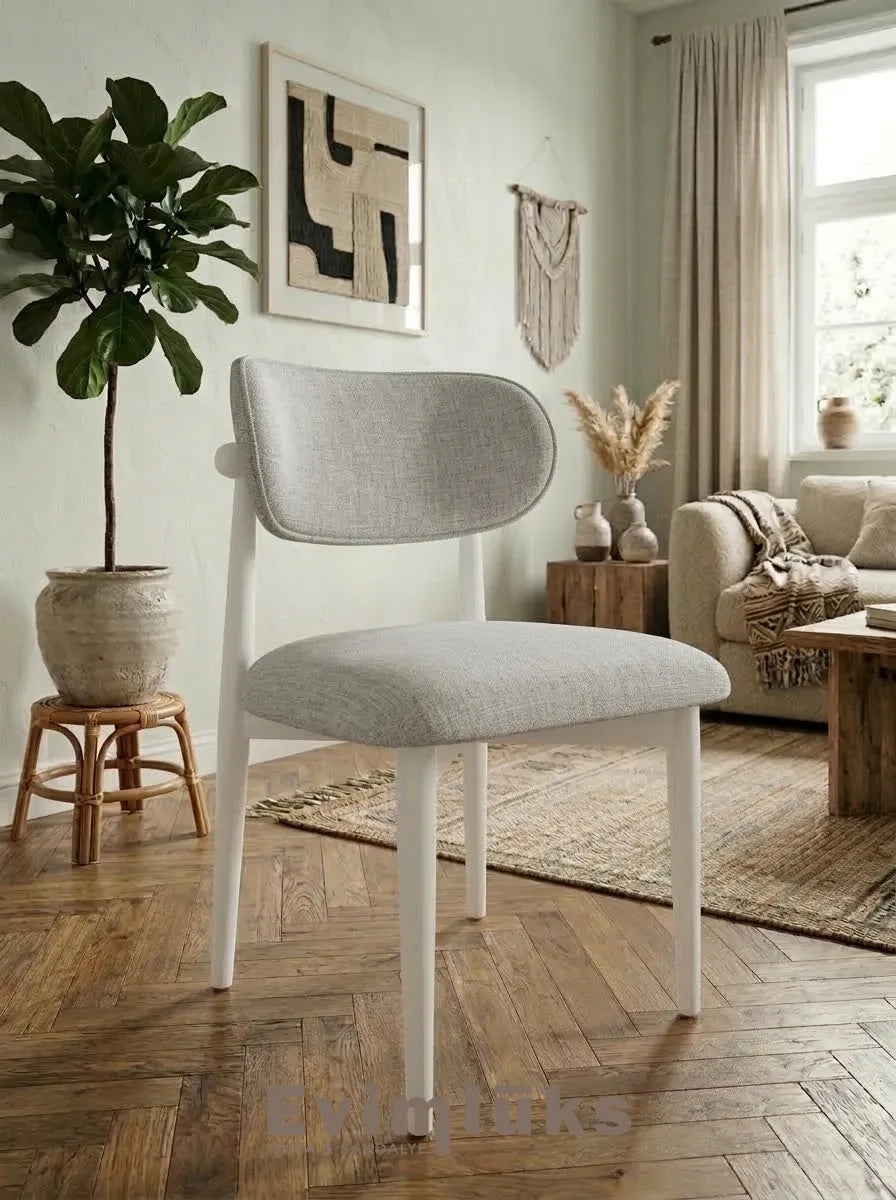 Polo Modern Ahşap Kolsuz Sandalye