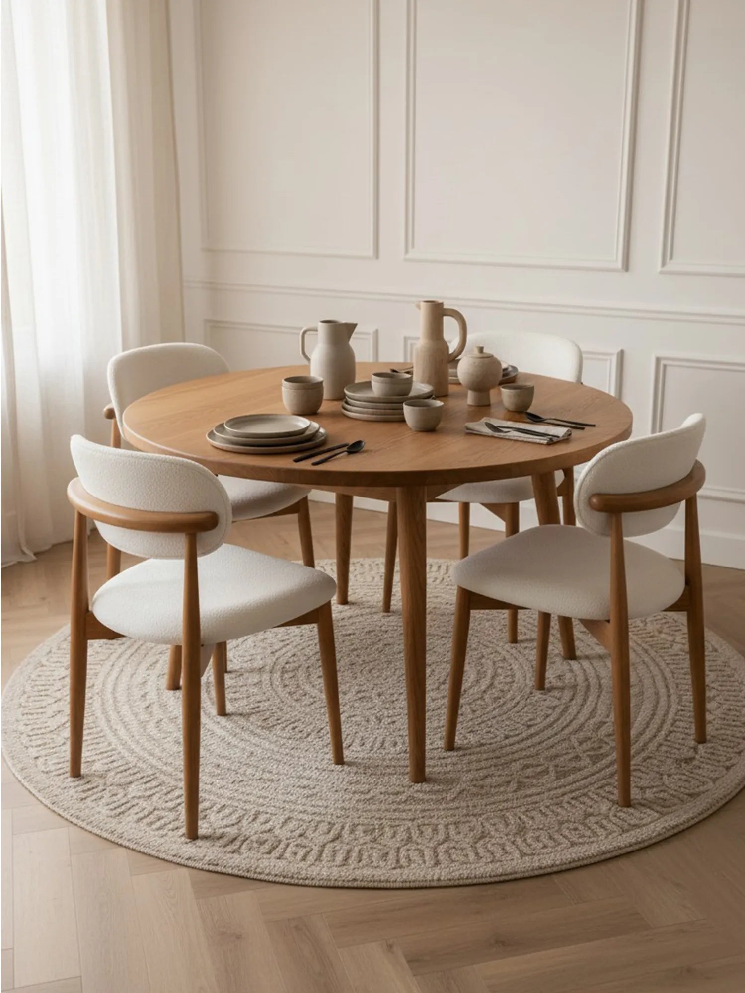 Polo Modern Ahşap Kolsuz Sandalye - Evimlüks