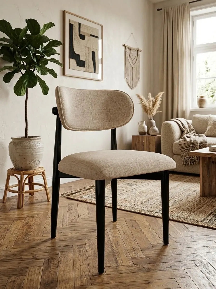 Polo Modern Ahşap Kolsuz Sandalye