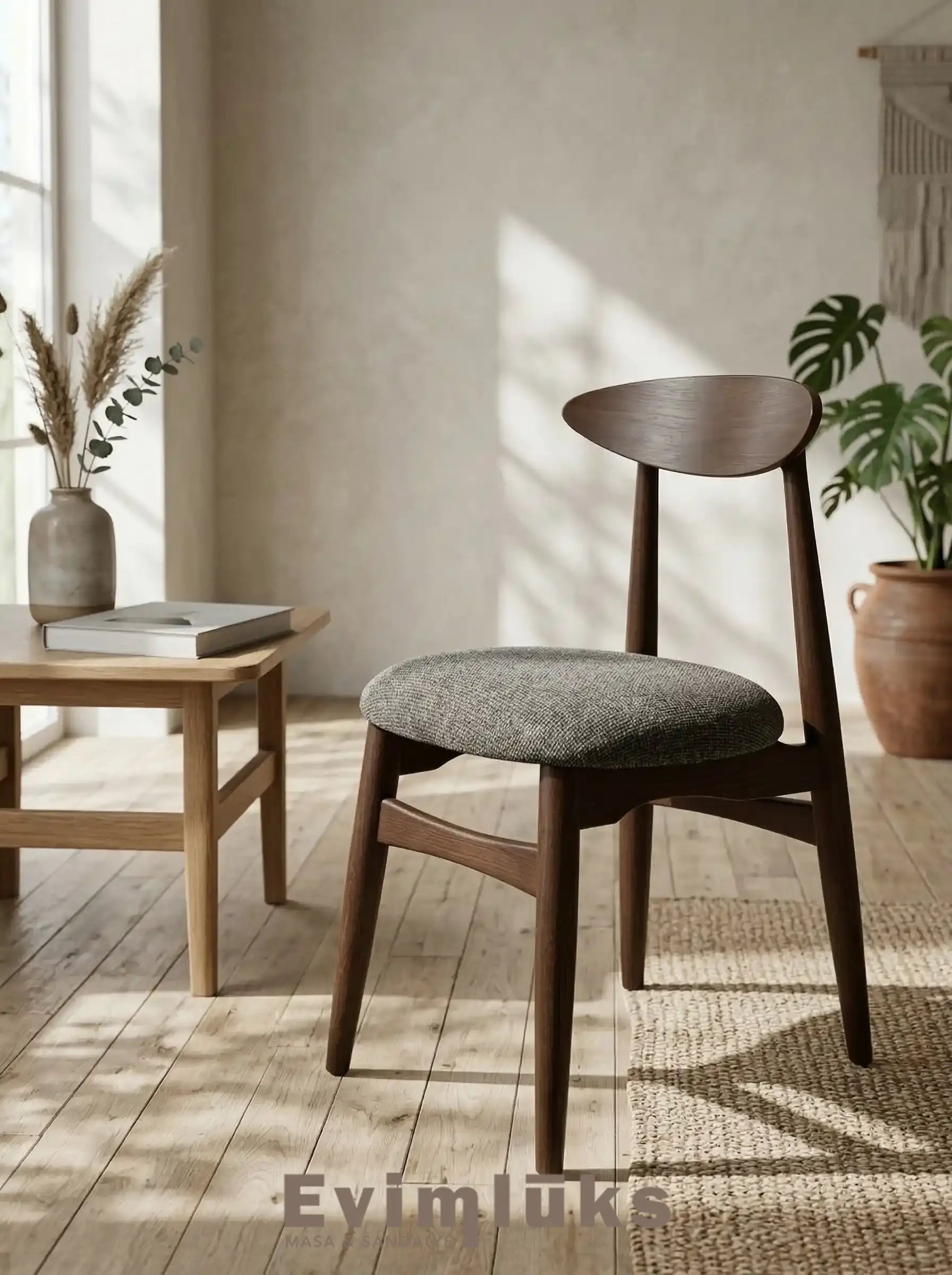 Rams Minimalist Ahşap Sandalye