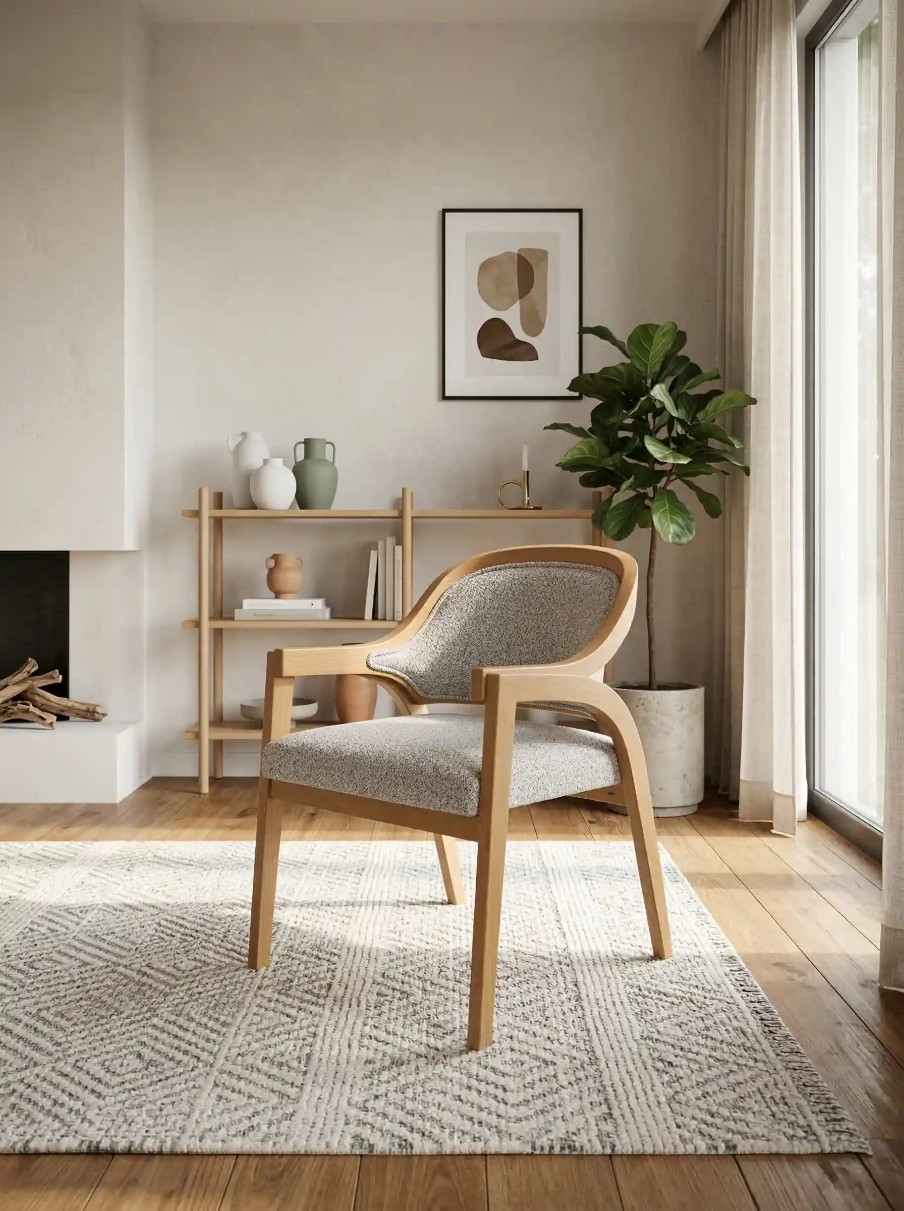 Rook Modern Ahşap Sandalye