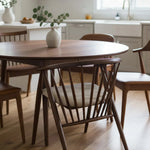 Kaburga İkonik Masif Ahşap Sandalye - Evimlüks