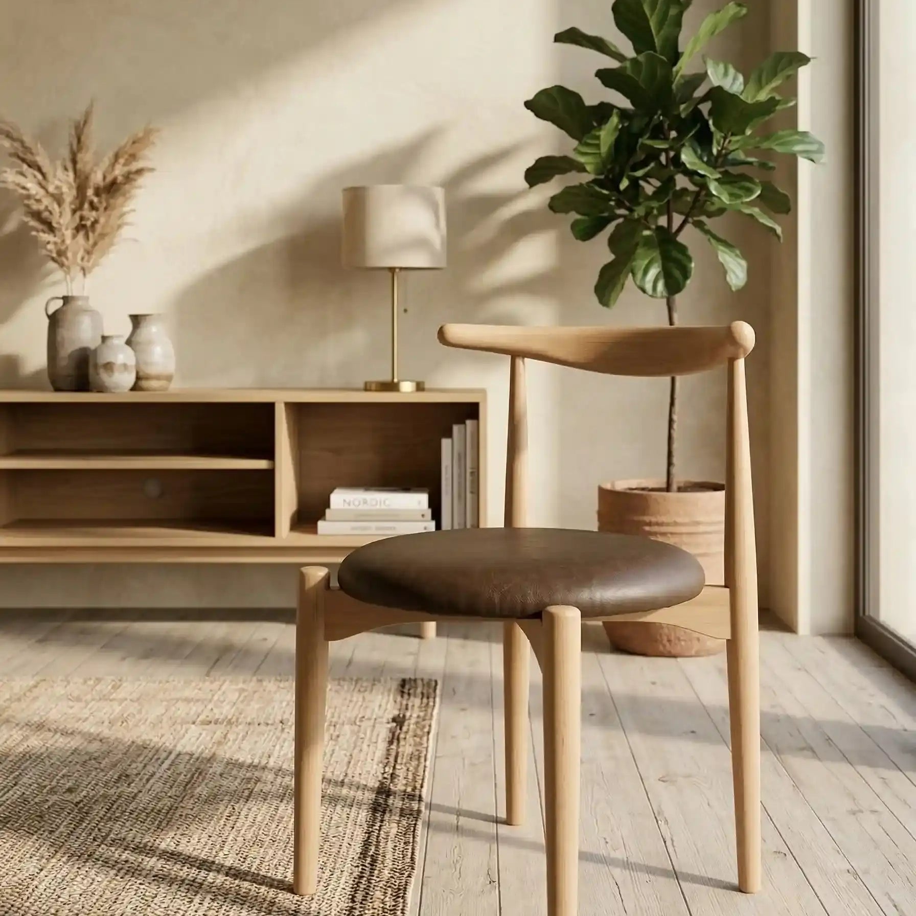 Soma Minimalist Ahşap Sandalye