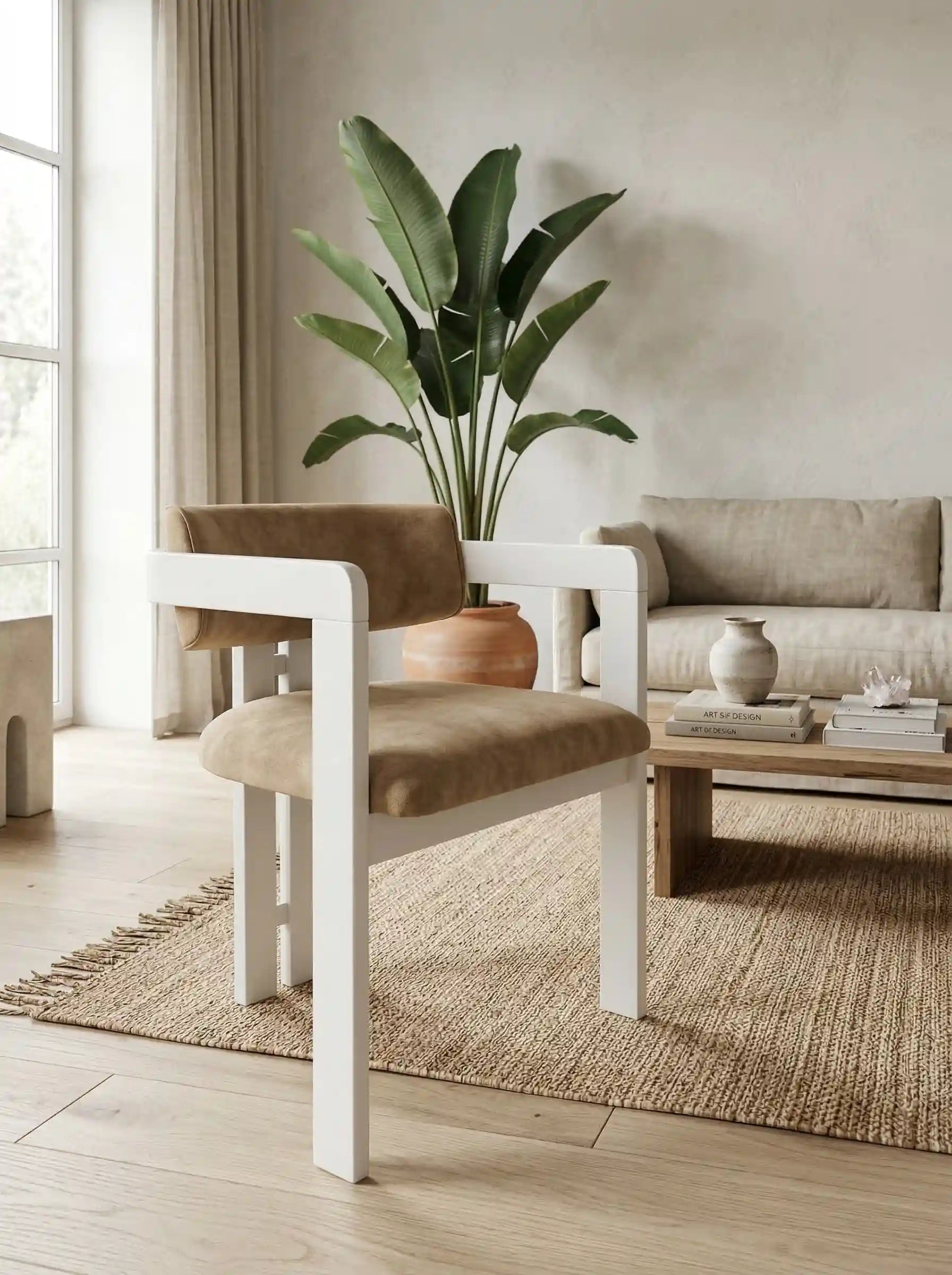 T İskandinav Modern Ahşap Sandalye