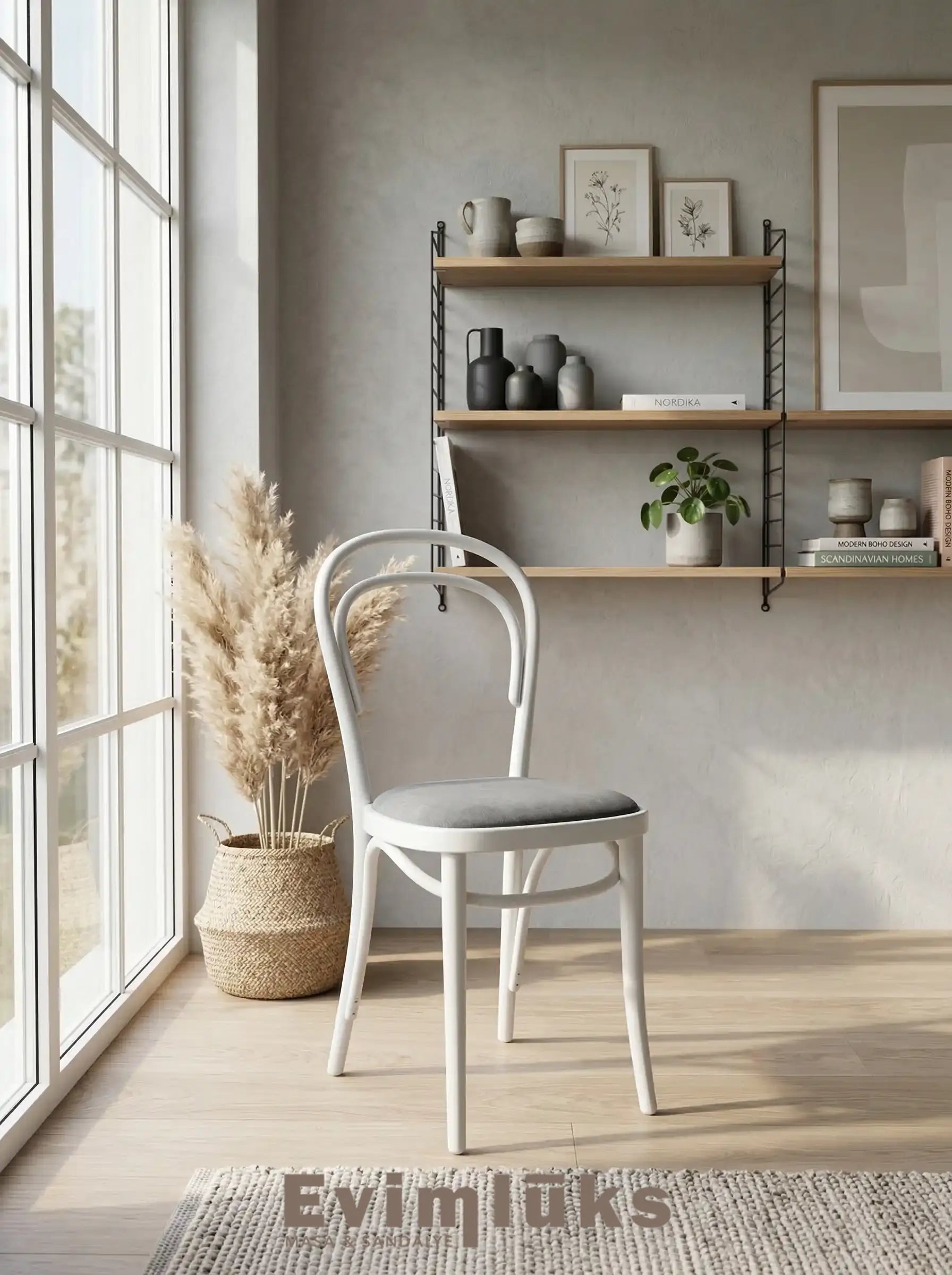 Thonet Model 14 Döşemeli Ahşap Sandalye